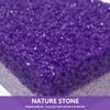 4 Pcs Foot Exfoliator Pedicure Tool Foot Callus Remover Scrubber (Purple) view 4