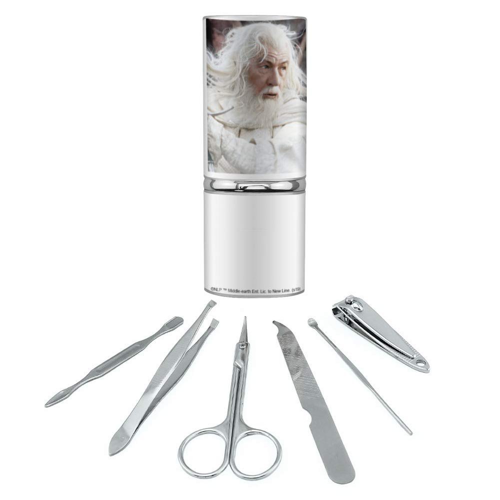 THE LORD OF THE RINGS Gandalf the White Character Stainless Steel Manicure Pedicure Grooming Beauty Care Travel Kit
