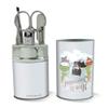 Batman Joker Nice is Overrated Stainless Steel Manicure Pedicure Grooming Beauty Care Travel Kit view 2