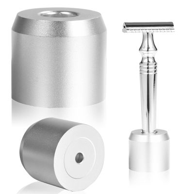 4 Colors Shaving Stands, Shaving Brush Stand,Round Mustache Shaver Brush Base Shaving Brush Stand Zinc Alloy Holder Stable(1#)