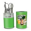 Big Bang Theory Sheldon Cooper I'm Not Crazy Stainless Steel Manicure Pedicure Grooming Beauty Care Travel Kit view 2