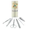 Big Bang Theory Retro Art Stainless Steel Manicure Pedicure Grooming Beauty Care Travel Kit view 1