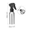 uxcell 2pcs 4oz/120ml Aluminium Spray Bottle with Fine Mist Sprayer, Empty Refillable Container Travel Bottle for Kitchen Bathroom or Plants Water Sprayer view 2