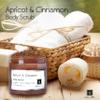 Apricot & Cinnamon Body Scrub Made in USA with Essential Oil and Vitamin C by Nabila K - Exfoliate and Moisturize for Smooth Skin - Luxury for Women & Men, 3 oz view 2