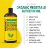 Seven Minerals, Organic Vegetable Glycerin - Big 32 fl oz Bottle - No Palm Oil, Made with Organic Coconut Oil - Therapeutical Grade Glycerine for DIYs - Hair, Nails & Skin Moisturizer - Non-Gmo view 3