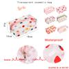 2 Pcs Cute Crystal Clear Cosmetic Bags, Travel Toiletry Clear Makeup Bags, Portable Makeup Brushes Kit Storage Bag, Waterproof Cartoon Organization For Women Girls (2-Piece Option A) view 2