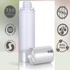 JUVITUS 1 oz / 30 ml Airless Frosted Silver Pump Bottle (6 Pack) + Travel Bag and Funnel view 4