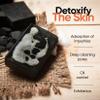 Natrulo Acne Soap Cleansing Bar for Face & Body  Black Activated Charcoal Soap with Bentonite Clay for Dry, Sensitive & Oily Skin  Black Acne Facial Cleanser for Pimples & Scars Made in USA view 3