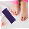 2pcs Pumice Stone Pedicure Tools Square Shape Hard Skin Remover for Hands Foot File Exfoliation (Purple) view 3