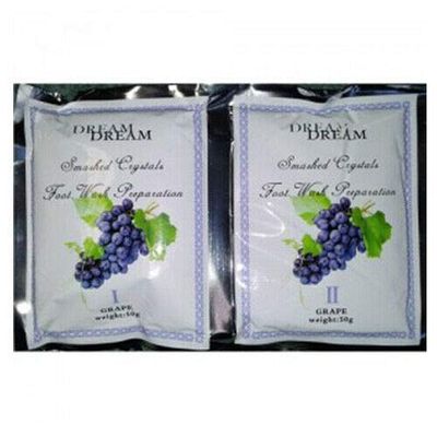 Dream Dream Pedicure Smashed Crystal Jelly Foot Bath Set I & II (Grape)