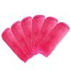 6 Pack Makeup Remover Cloth Clean Towels Reusable for Daily Use Facial Microfiber Cleansing Towel Suitable for Sensitive Skin (16x8in, Rose Red) view 1