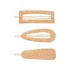 3 Pcs Geometric Metal Alloy Hair Pins Hair Women Styling Jewelry Simple Gold Barrettes Hair Clip Fashion Ladies Hair Accessories view 1
