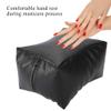BTIHCEUOT Nail Hand Rest, Nail Arm Rest Nail Art Table Hand & Foot Pillow Soft PU Arm Rest Salon Manicure for Nail Techs Use (Black) view 2