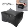 BTIHCEUOT Nail Hand Rest, Nail Arm Rest Nail Art Table Hand & Foot Pillow Soft PU Arm Rest Salon Manicure for Nail Techs Use (Black) view 4