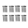 10 PCS Metal Wire Hair Clips and Barrettes - 10 Teeth/4cm Twist Bridal Combs, Veil Hair Pins for Wedding Party Bulk Pack for Women and Girls (Black) view 1