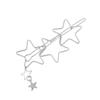 2 Pcs Simple Geometric Metal Hair Clip Hollow Pentagram Hairpins Barrettes Women Hair Accessories view 3