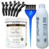 1.1 Pound Tub 8+ Level Hair Lightener Bleaching Powder Kit + 40 Volume Developer & 10 Bonus Items - Made in Italy by Blonde Forte view 1