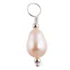 Changeable Pink Cream freshwater pearl Swinger Charm Handmade By TummyToys Sexy in a snap navel jewelry view 1