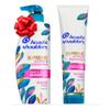 Head & Shoulders Supreme Anti-Dandruff Shampoo and Conditioner Set, 1% Pyrithione Zinc, Sulfate-Free, Argan Oil and Rose Essence, for Dry Scalp and Dandruff, 21.2 fl oz view 1