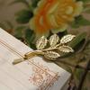 4PCS Gold Metal Leaf Hair Clips Bobby Pin Women Hair Pins Hair Clamps Wedding Party Hair Styling Accessories (A#) view 3