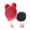 2Pack Color Removal Sponge, 2 in 1 Dry Makeup Brush Quick Cleaner Sponge - Make up Brush Cleaning Pad Mat (Purple+Mint Green) view 4