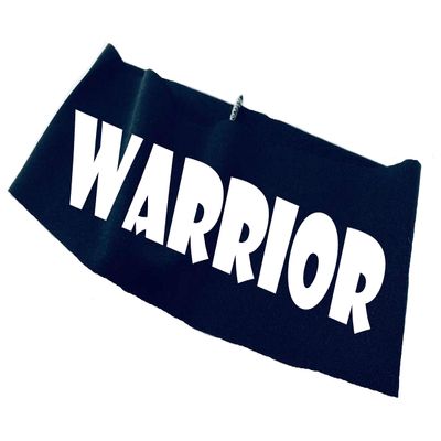 5 Pack of Ninja Headbands, Warrior Headband for Kids, Adult Wide Headbands, Ninja Party Favors for Boys, Unisex Athletic Headgear Five Pack - Set of 5 (Black)