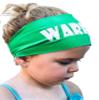 5 Pack of Ninja Headbands, Warrior Headband for Kids, Adult Wide Headbands, Ninja Party Favors for Boys, Unisex Athletic Headgear Five Pack - Set of 5 (Black) view 4