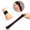 EBOOT 20 Pieces Large Cotton Stretch Hair Ties Bands Rope Ponytail Holders Headband for Thick Heavy or Curly Hair, 6.5 cm in Diameter (Black) view 3