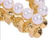 2 Pcs Unique Style Imitation Pearls Rhinestone Hollow Claw Clip Hair Pins Hair Clip Ponytail Holder Women Lady Fine Hair Accessories view 4