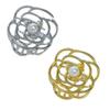 2 Pcs Women Retro Minimalism Imitation Pearl Hair Clip Geometric Metal Alloy Flower Claw Clip Hairpin Headwear Hair Accessories view 1