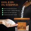 Aromasong Raw Dead Sea Bath Salt - Minimally Cleaned, Contains More Dead Sea Minerals Including Dead Sea Mud - 100% Pure & Natural Dead Sea Salts for Soaking 2.4 LB - Bulk Resealable Pack view 3