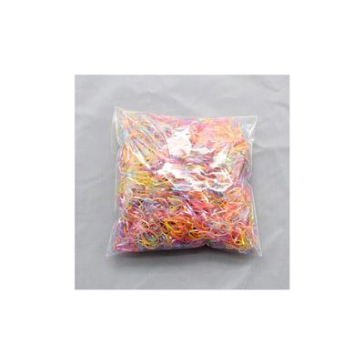 1000pcs/bag Girls Elastics Hair Bands Child baby Gum for Hair kids Ponytail Holder Rubber band,07,1000pcs