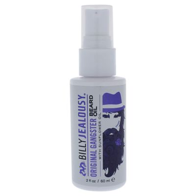 Billy Jealousy Beard Oil for Men, Weightless, Low Shine, and Hydrating Beard Moisturizer for Softer Hair, Helps Prevent Itching and Flakes, Original Gangster, 2 Fl Oz