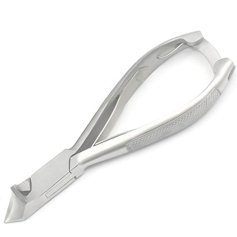 AAProTools Best Range of Chiropody Nail Clippers Heavy Duty Toenail Cutters for Thick Nails Ingrown Podiatry (Moon Shape Cutter)