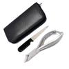 AAProTools - Brand Quality Professional Toe Nail Nipper Clipper Set Stainless Steel Wave Nipper, Head Cutter, Nail File with Case for Ingrown Toe Nails, Manicure Pedicure view 1
