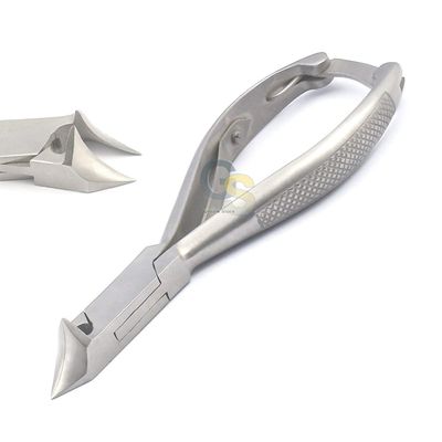 5-1/2" Stainless Steel Concave Double Spring Toe Nail Clippers with Lock by G.S ONLINE STORE