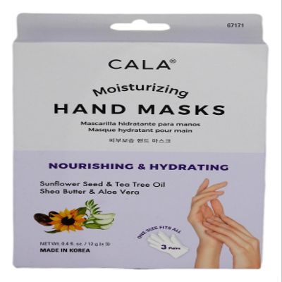 Cala Moisturizing hand masks 3 count, 3 Count