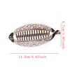 Numblartd 4Pcs Plastic Rhinestone Fish Shape Hair Comb Banana Hair Clip - Fashion Rounded Edges Fishtail Clincher Grips Clamp Hair Accessories for Women view 2