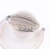 Numblartd 4Pcs Plastic Rhinestone Fish Shape Hair Comb Banana Hair Clip - Fashion Rounded Edges Fishtail Clincher Grips Clamp Hair Accessories for Women view 4