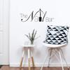 Removable Nail Art Wall Decal for Salon  Large Manicure Logo Sticker for Window or Wall  Self-Adhesive Vinyl Design for Nail Bar Decor, Beauty Spa or Shop Decoration  Easy to Apply (Black, 57x22cm) view 3