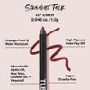 The Lip Bar - Lip Liner, Straight Talk (Burgundy) - High Pigment & Super Creamy - Smudge Proof & Water Resistant - Jojoba Oil, Aloe Vera, Coconut Oil, & Vitamin E - Vegan & Cruelty Free - .042 oz view 2