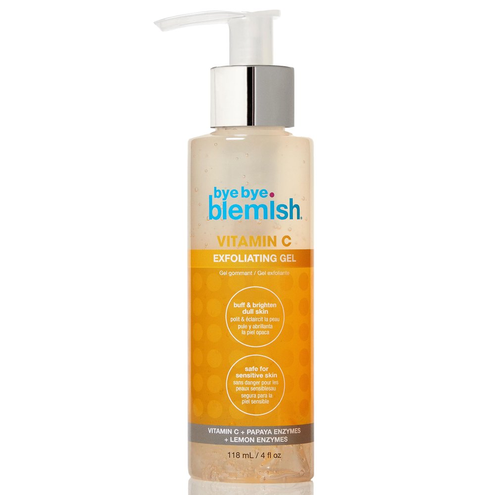Bye Bye Blemish Vitamin C Gel Exfoliator | Gentle Exfoliating For Face | Face Scrubbing Wash For Brightening And Blemishes