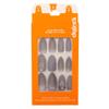 Claire's Ombre Glitter Stiletto Faux Nail Set - Black, 24 Pack view 2