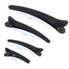 12 Pcs Matt Black Styling Hair Clips Plastic Alligator Hair Clips Professional Hair Clamp for Salon Hair Styling Sectioning (Small) view 2