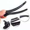 12 Pcs Matt Black Styling Hair Clips Plastic Alligator Hair Clips Professional Hair Clamp for Salon Hair Styling Sectioning (Small) view 3