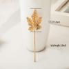 4PCS Gold Metal Leaf Hair Clips Bobby Pin Women Hair Pins Hair Clamps Wedding Party Hair Styling Accessories (C#) view 2