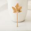 4PCS Gold Metal Leaf Hair Clips Bobby Pin Women Hair Pins Hair Clamps Wedding Party Hair Styling Accessories (C#) view 3