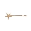 5PCS Metal Starfish Hair Clips Bobby Pin Shell Hair Pins Fashion Hair Barrettes Women Lady Side Clip Hair Accessories (Gold) view 3
