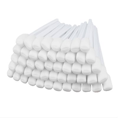 200pcs 5.11" Square Rectangle Foam Cleaning Swab Sticks for Solvent Format Inkjet Printer Roland Optical Equipment.