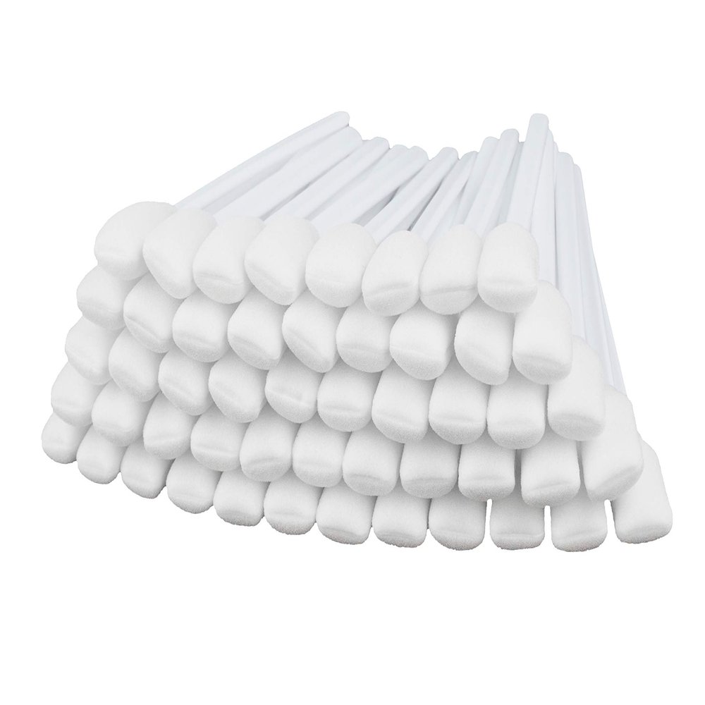 200pcs 5.11" Square Rectangle Foam Cleaning Swab Sticks for Solvent Format Inkjet Printer Roland Optical Equipment.